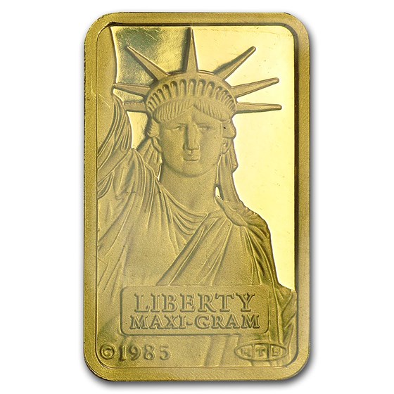 5 gram Gold Bar - Credit Suisse Statue of Liberty 5 gram Gold Bar - Credit Suisse Statue of Liberty